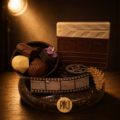 creation festival de cannes, chocolat, palme d'or, jp paci artisan chocolatier nice cannes