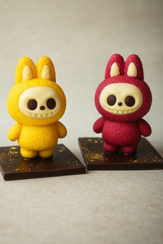 creation chocolat, labubu, chocolat, jp paci, artisan, chocolatier, nice, cannes